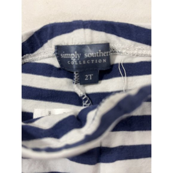 Simply Southern Flamingo Ruffle Outfit 2 Piece 2t - Picture 9 of 11